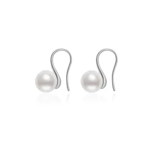 18K Solid Gold Akoya Pearl Earrings KE00250