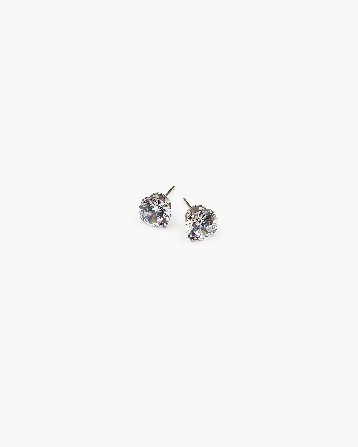 2 CT Classic Brilliant Cut CZ Earrings