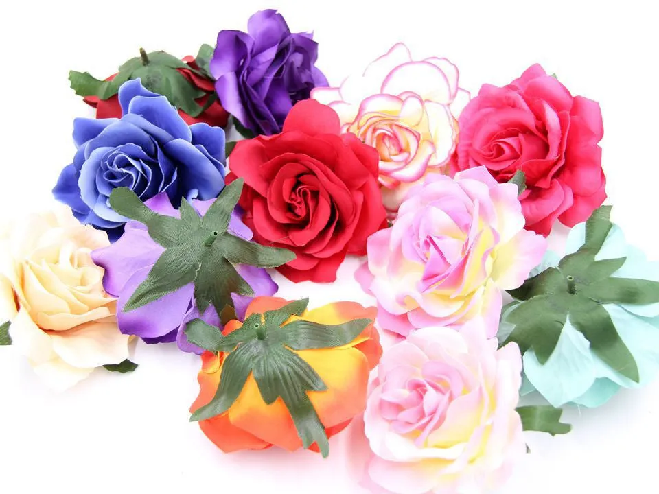 20pcs Deluxe Silk Rose Heads SF-0101