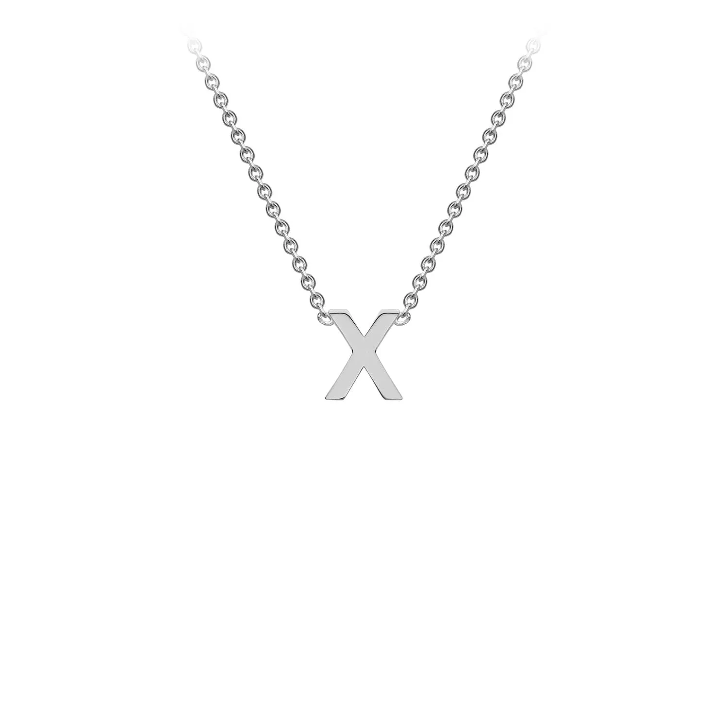 9K Gold 'X' Initial Necklace - 1.19.0173