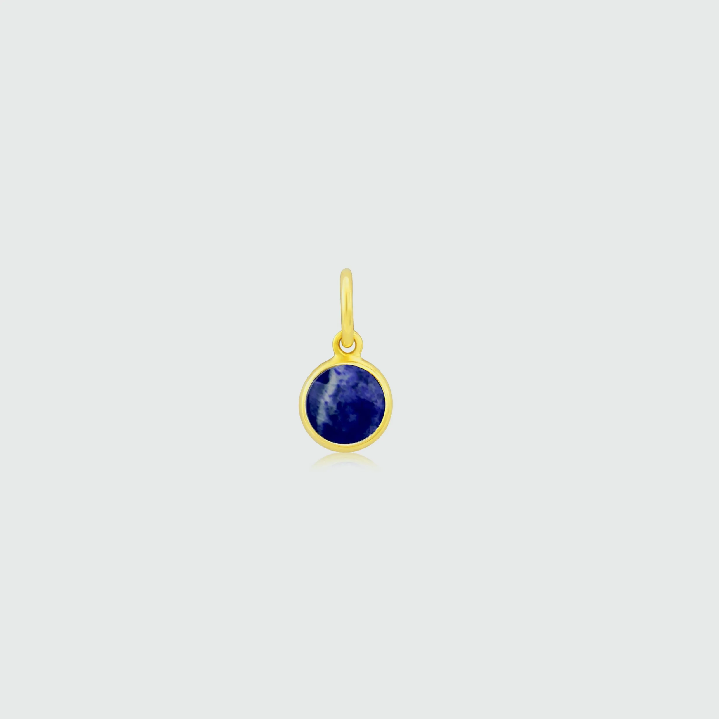 Bali 9ct Gold & Lapis Lazuli September Birthstone Pendant