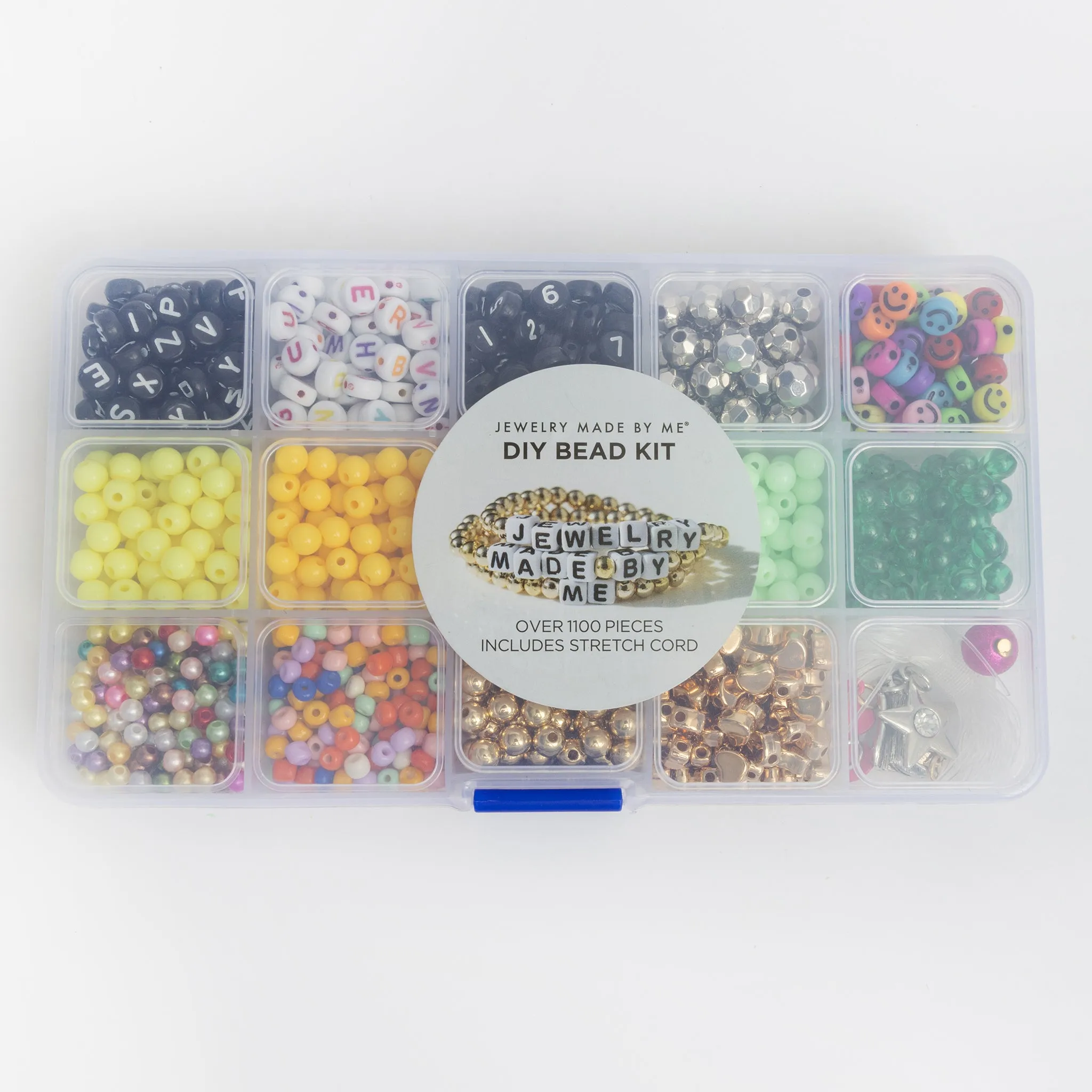 Bright Rainbow and Number Beads DIY Box Kit