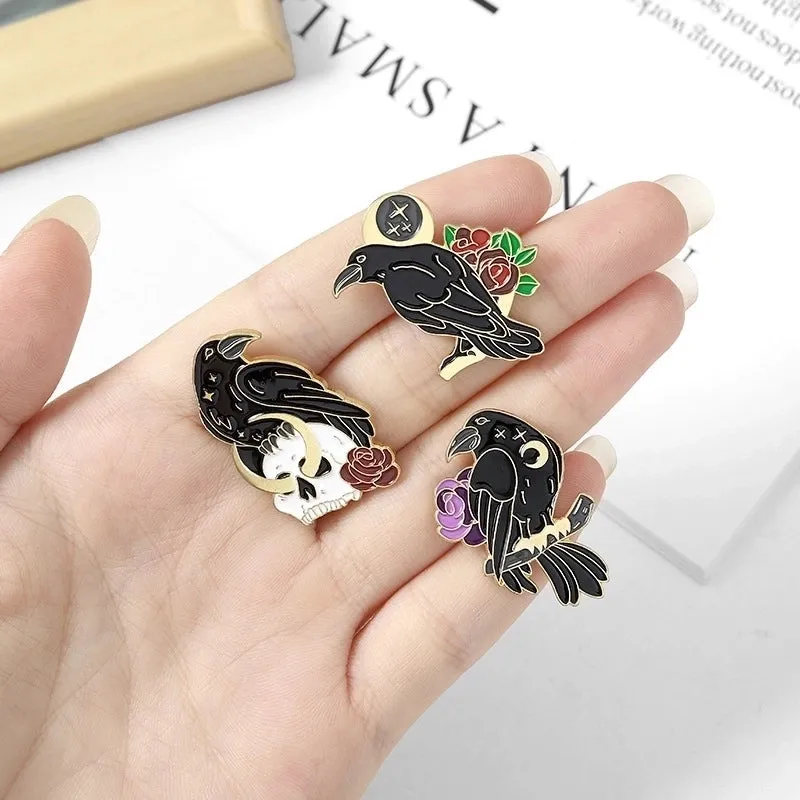 Cartoon Style Pin Geometric Rose Alloy Plating Unisex Brooches