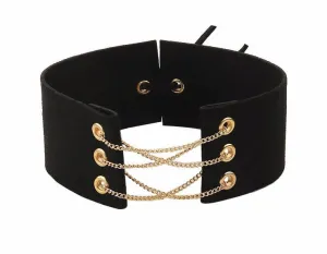 CHAIN LACE UP CHOKER