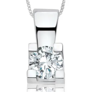 Classic Diamond Solitaire Pendant