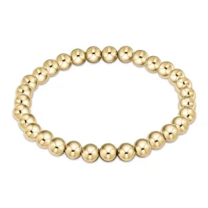 classic gold 6mm bead bracelet by enewton