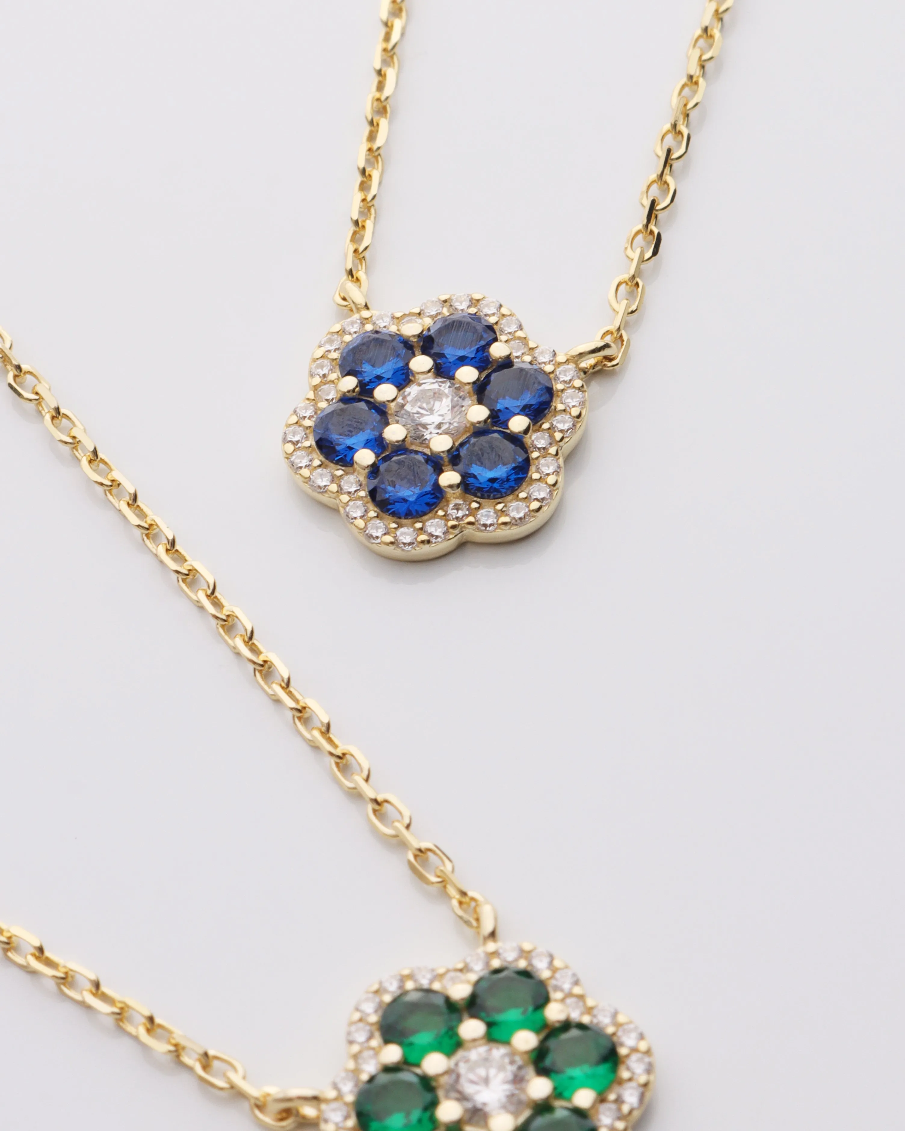 CZ Flower Necklace