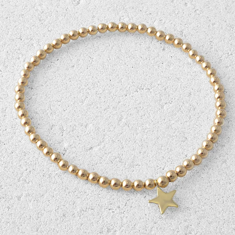 Daisy Star Bead Bracelet