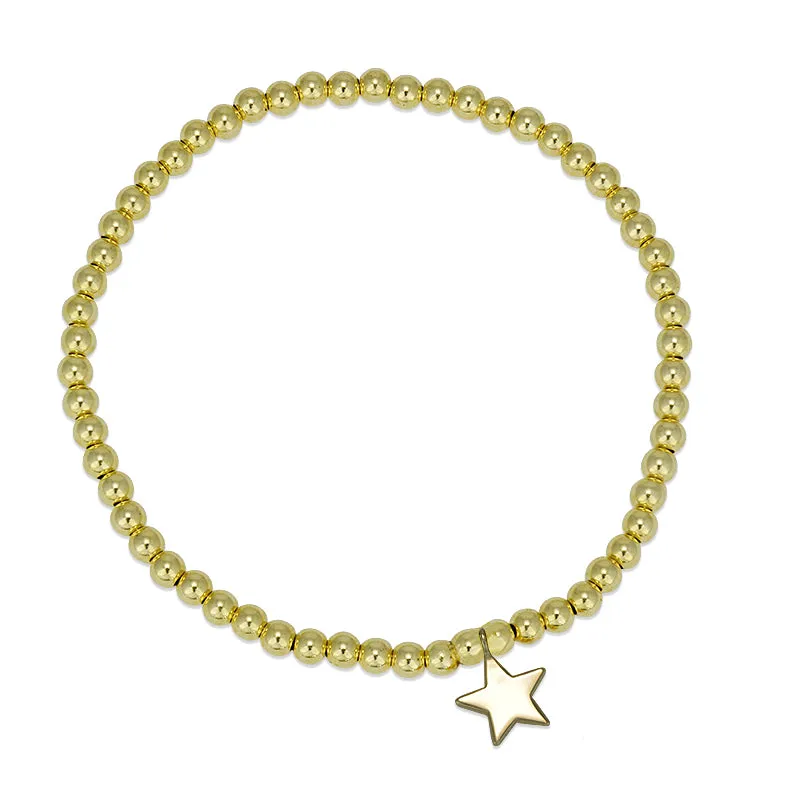 Daisy Star Bead Bracelet