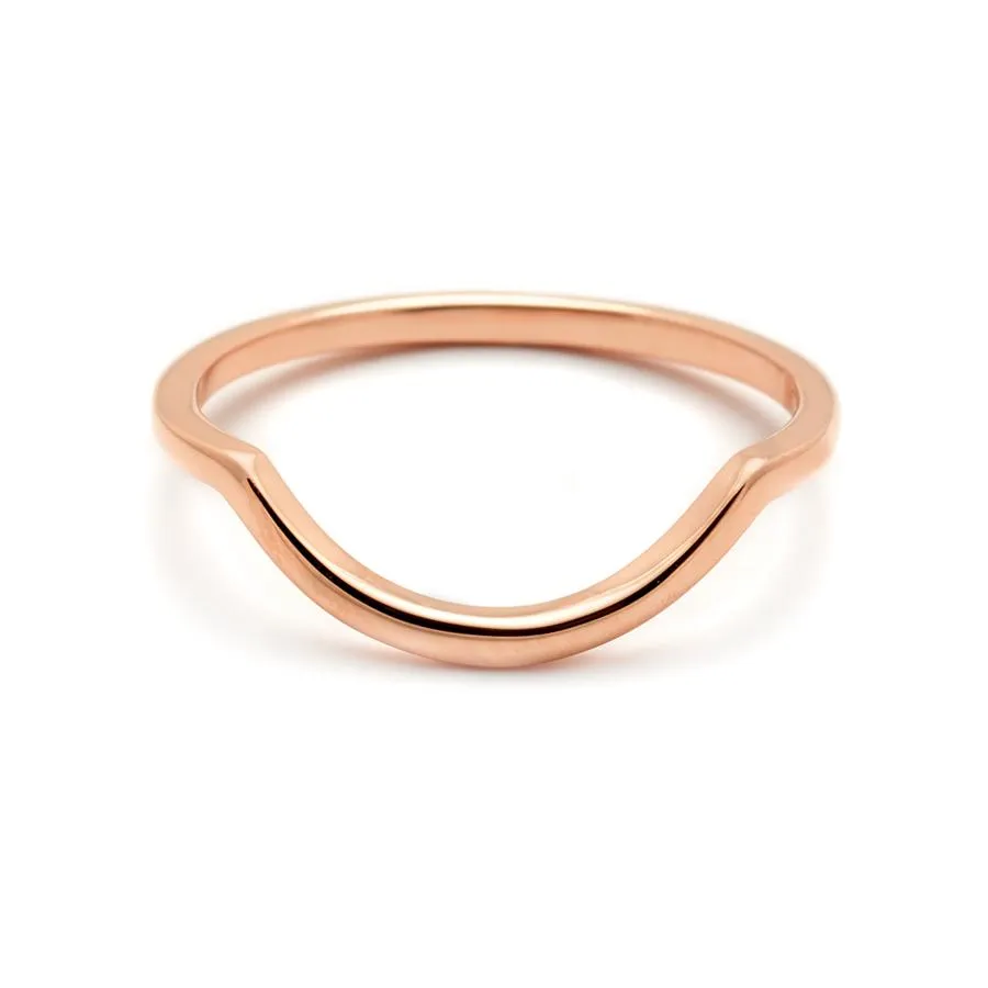 Delicate Curve Band - 14k Gold