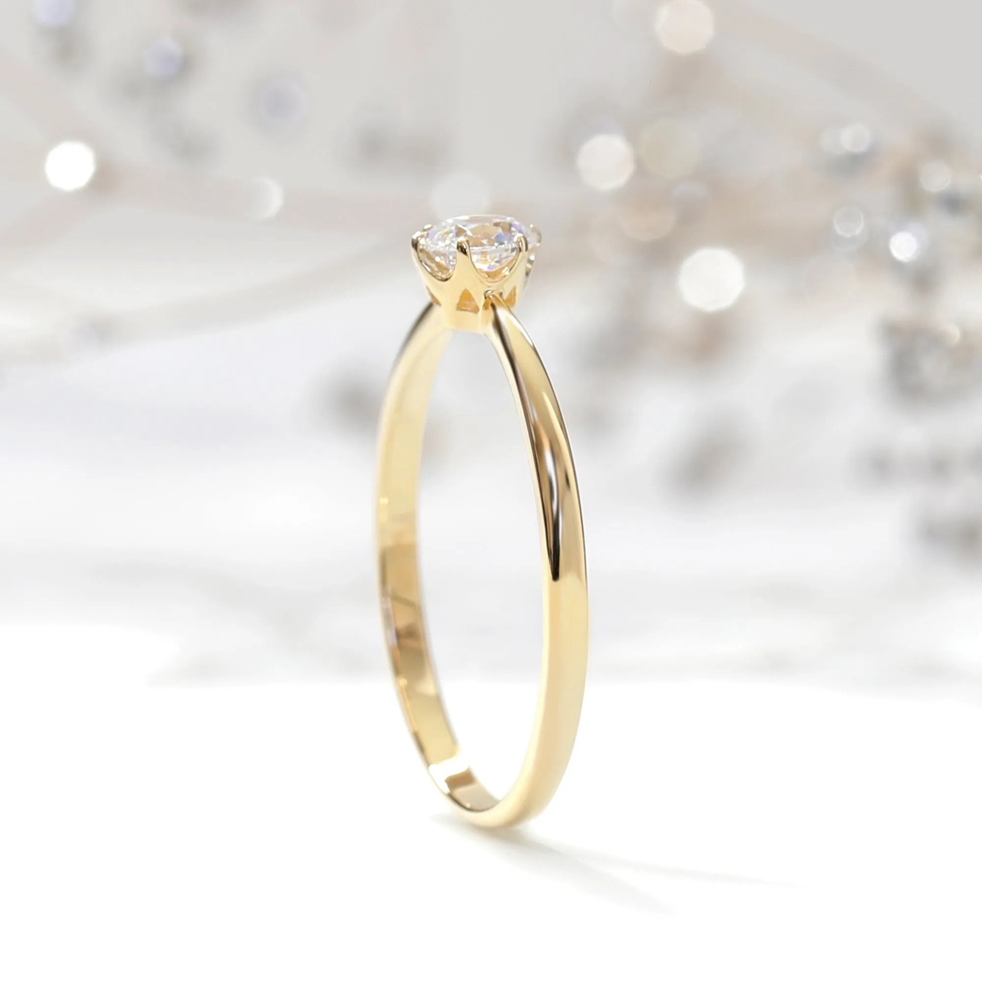 Delicate Diamond Promise Ring