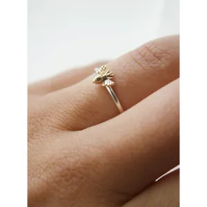 Delicate Honey Bee Ring