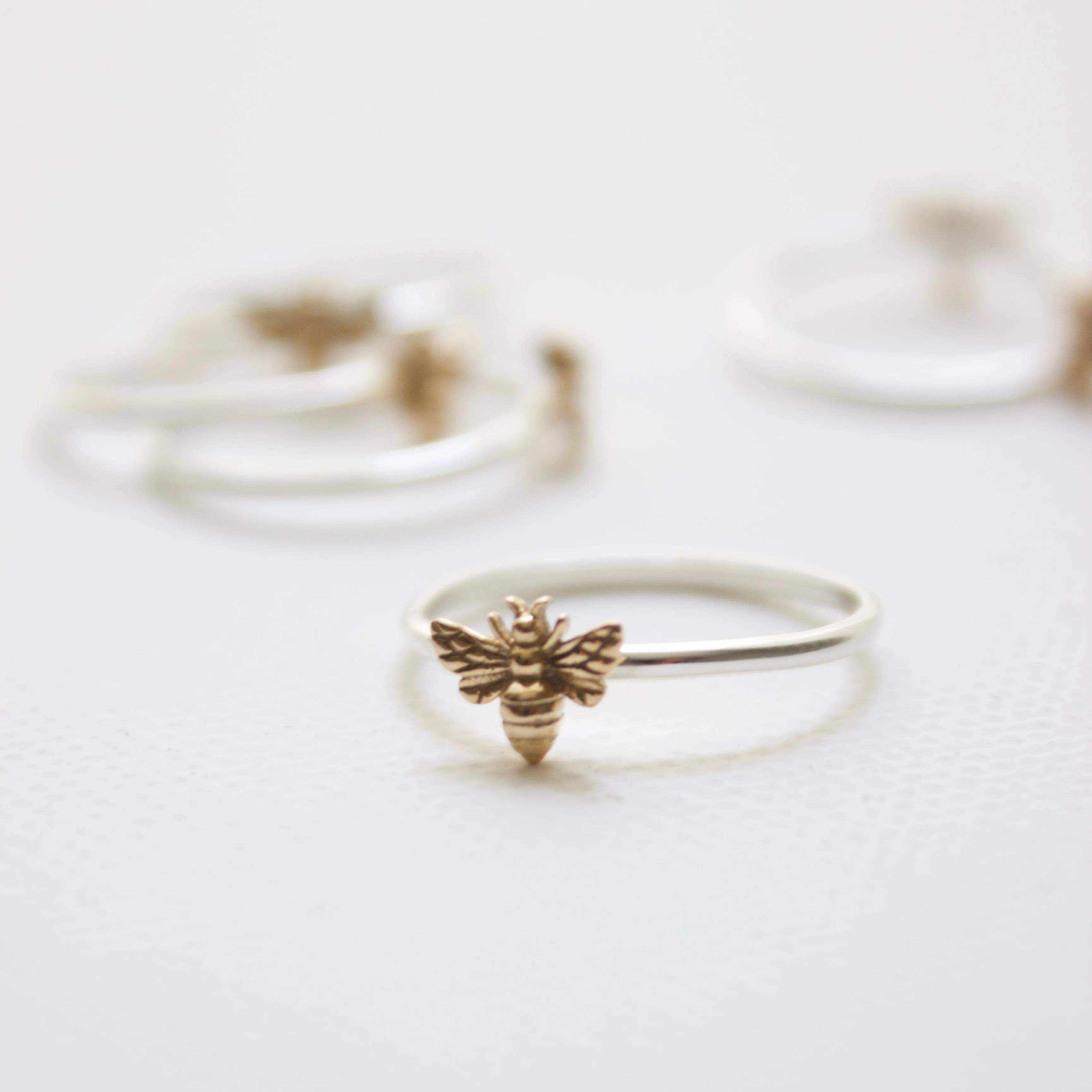 Delicate Honey Bee Ring