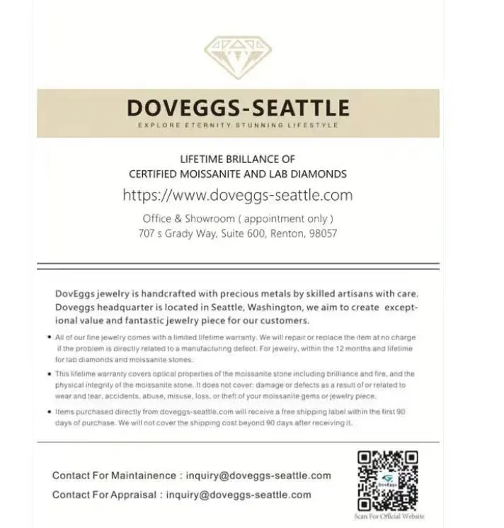 Doveggs round vintage delicate side stones moissanite bridal set (2 rings)