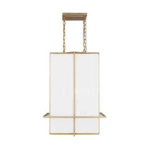 Dresden 28 in. 4 lights Pendant Light Coastal Gild finish