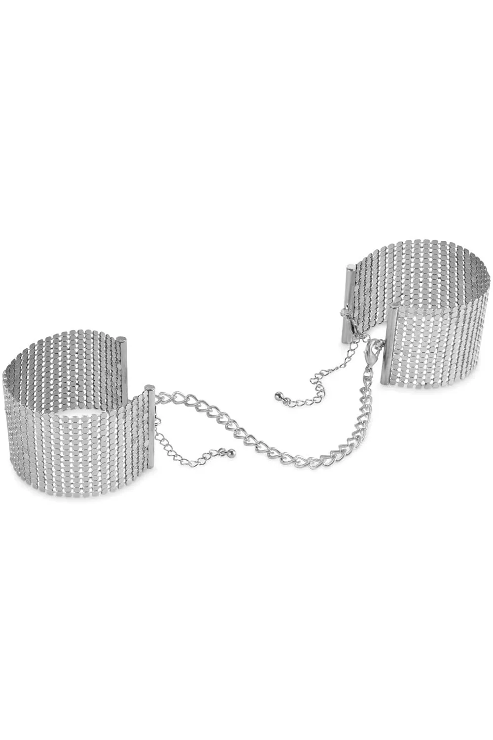 Désir Métallique Metallic Mesh Cuffs Silver