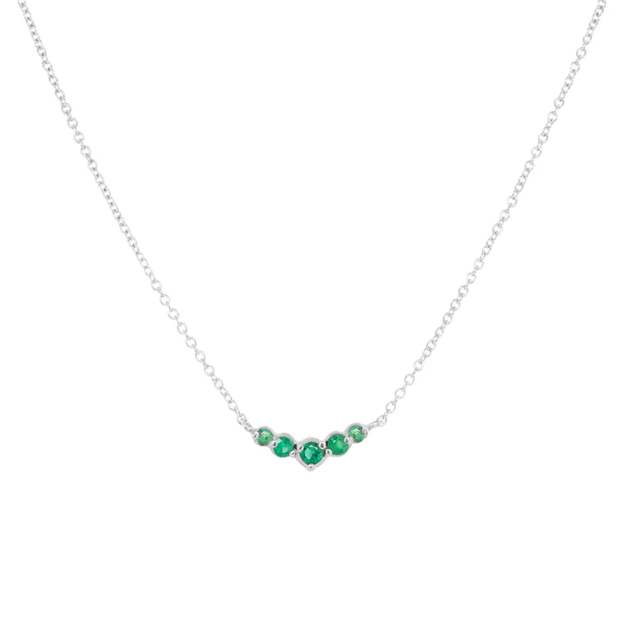 Emerald Arc Necklace