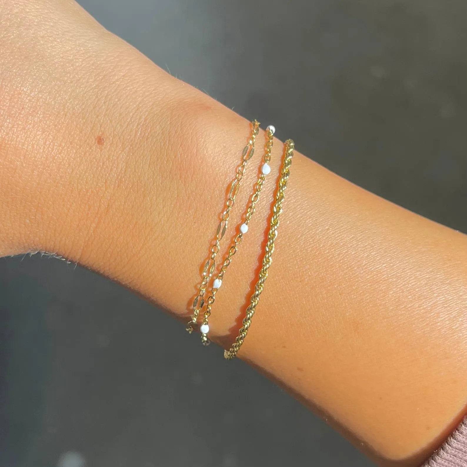 Eve 14k Gold Filled Chain Bracelet