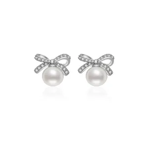 Freshwater Pearl Earrings WE00064 | RIBBON