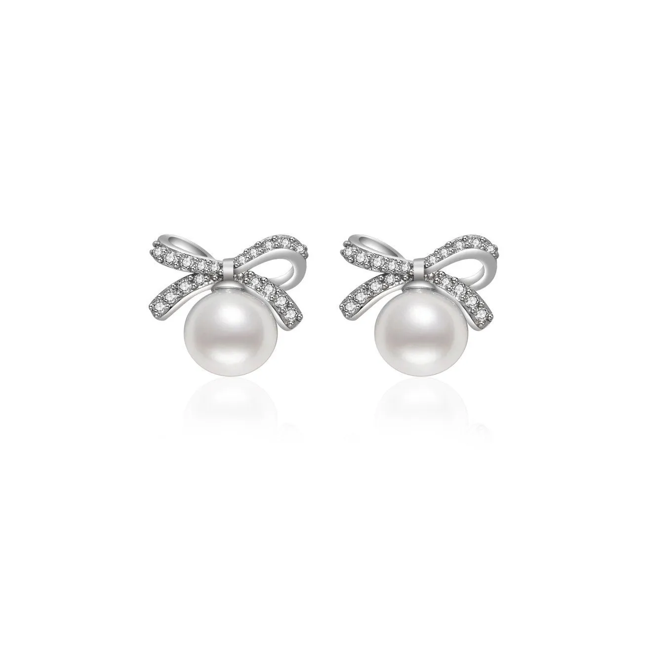 Freshwater Pearl Earrings WE00064 | RIBBON