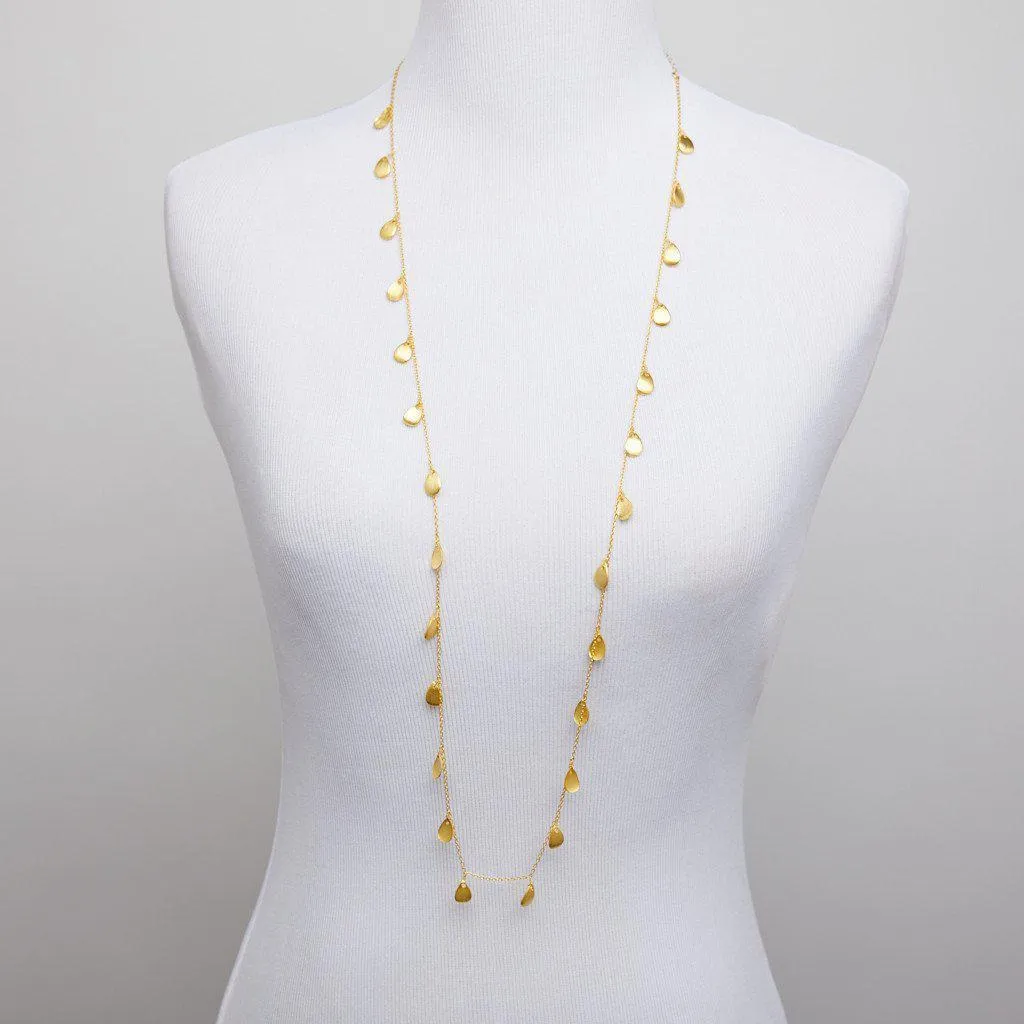 Gold Petal Necklace