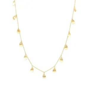 Gold Petal Necklace