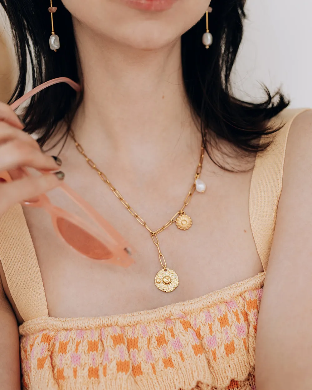 Gold Plated Botani Necklace