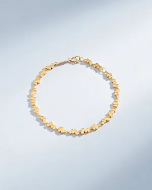 Golden Cluster Bracelet