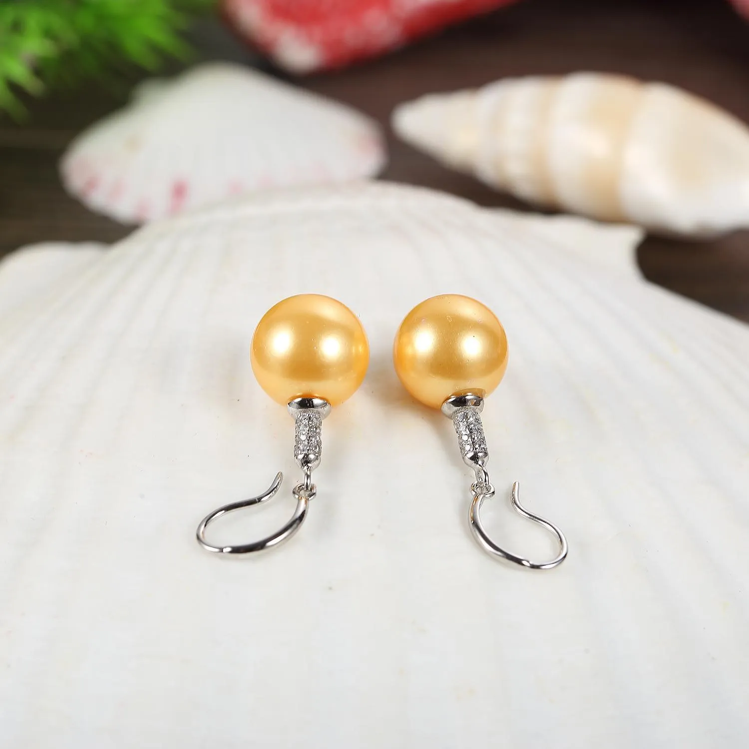 Gold/Silver Pearl Earrings PEA105