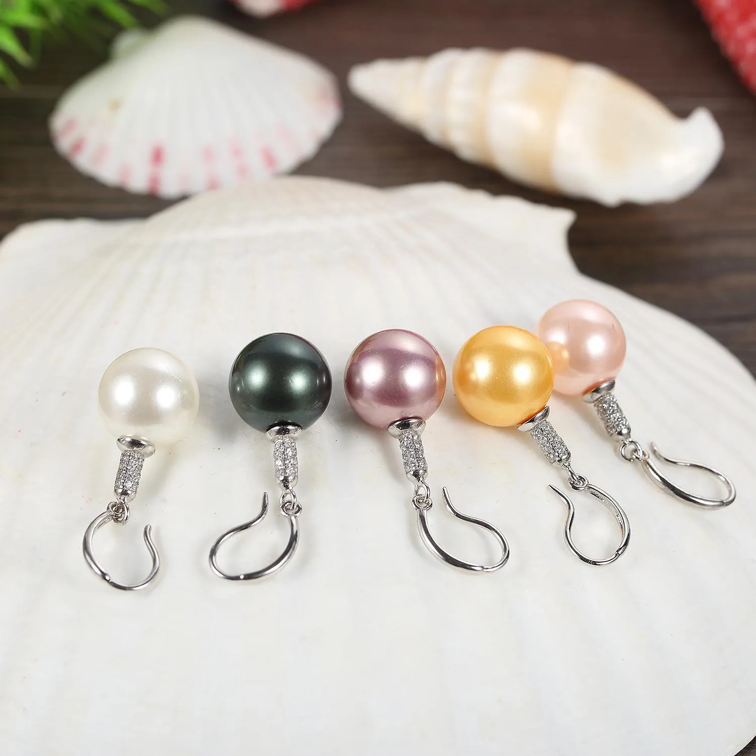 Gold/Silver Pearl Earrings PEA105