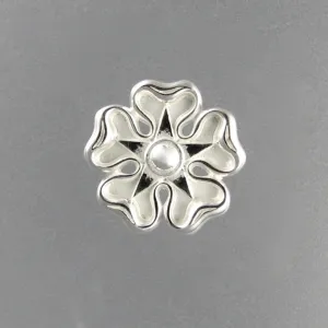 Jacobite Rose Small Lapel Pin/ Tie Tack