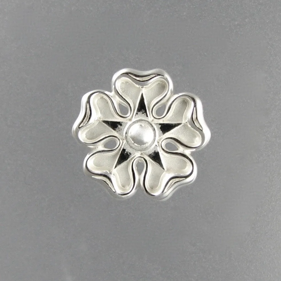 Jacobite Rose Small Lapel Pin/ Tie Tack