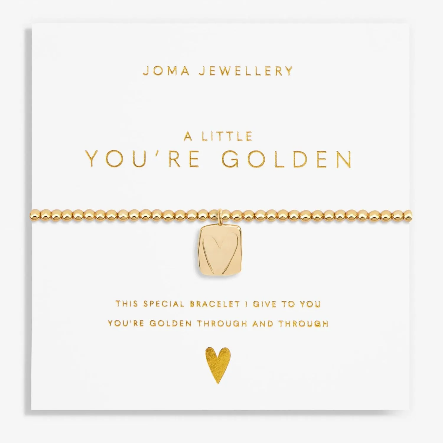 Joma Jewellery Gold A Little 'You're Golden' Bracelet