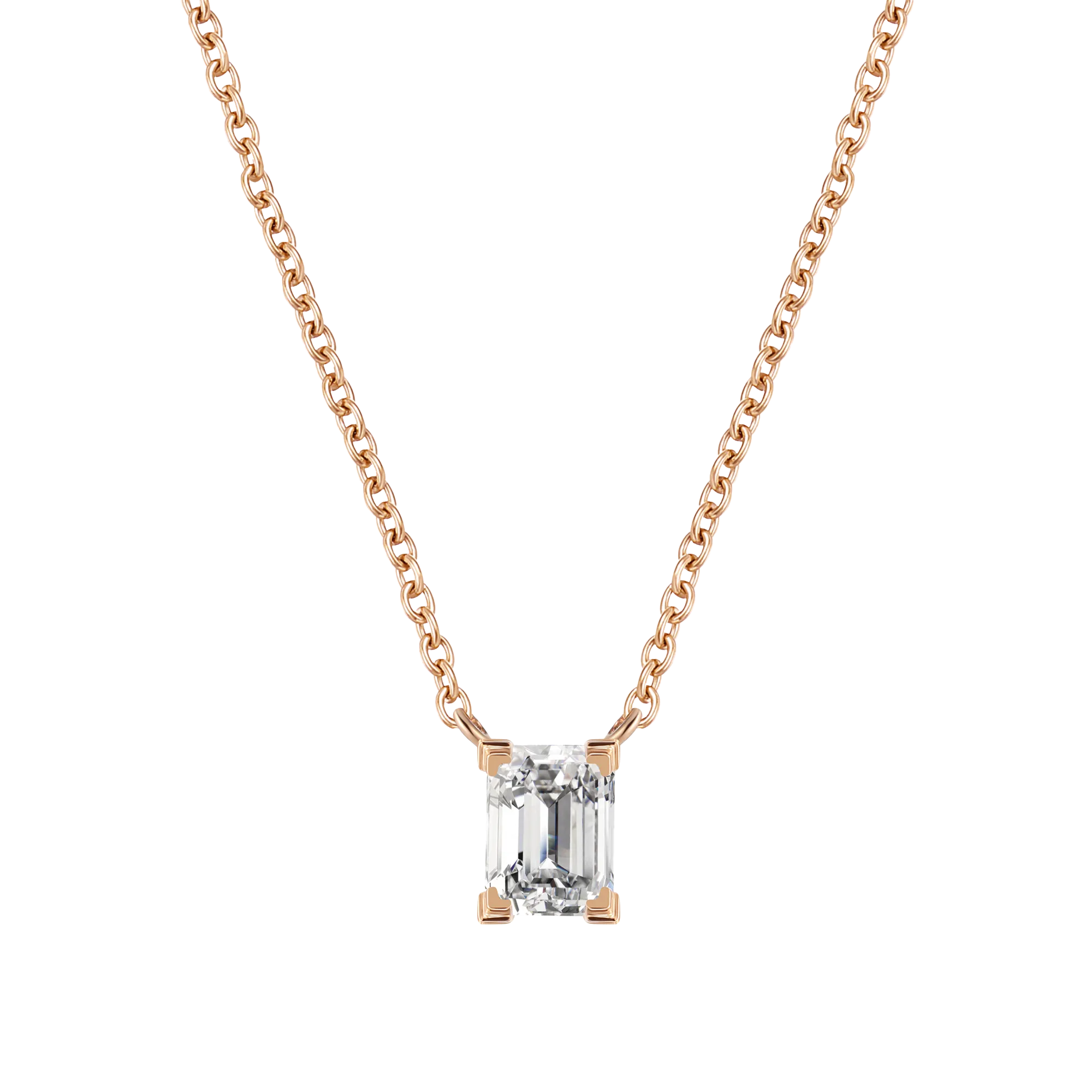 Jupiter solitaire necklace 0.2ct