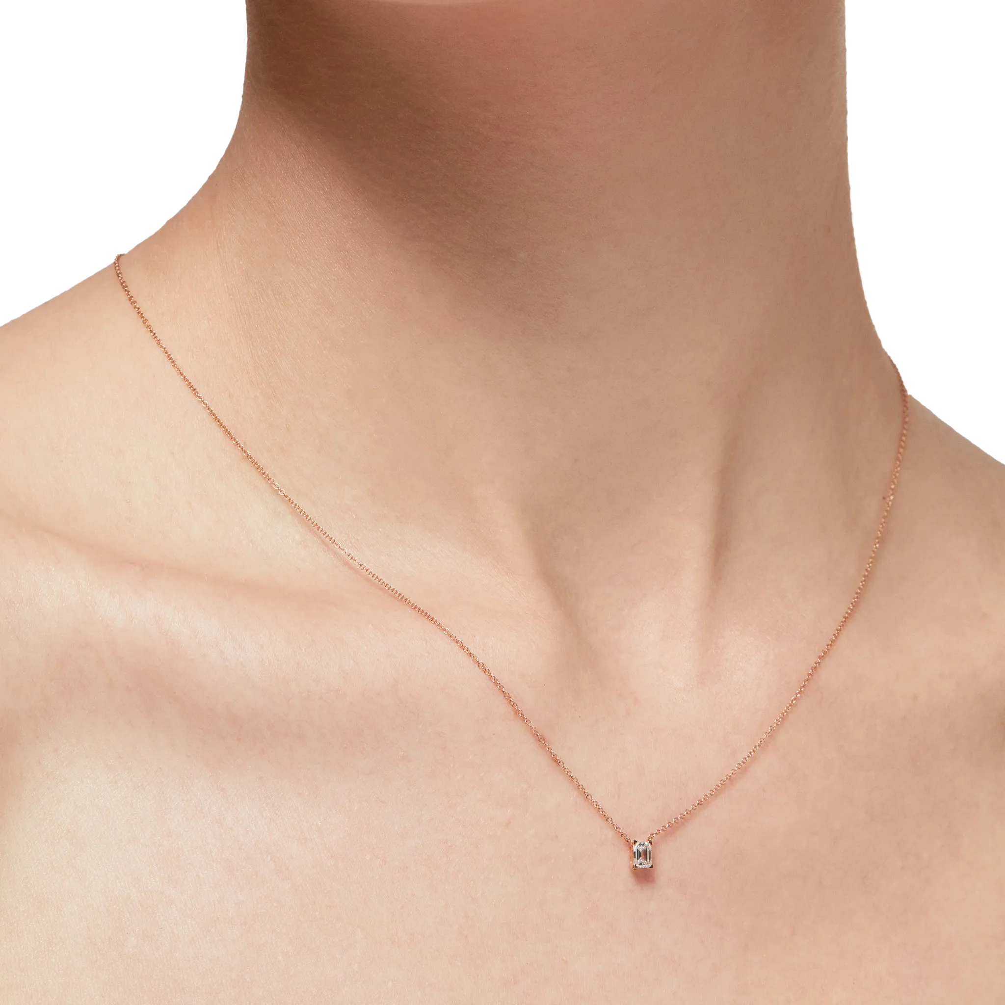 Jupiter solitaire necklace 0.2ct