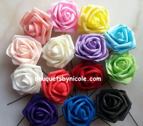 KENDRA ~ Real Touch Roses Brooch Bouquet or DIY KIT