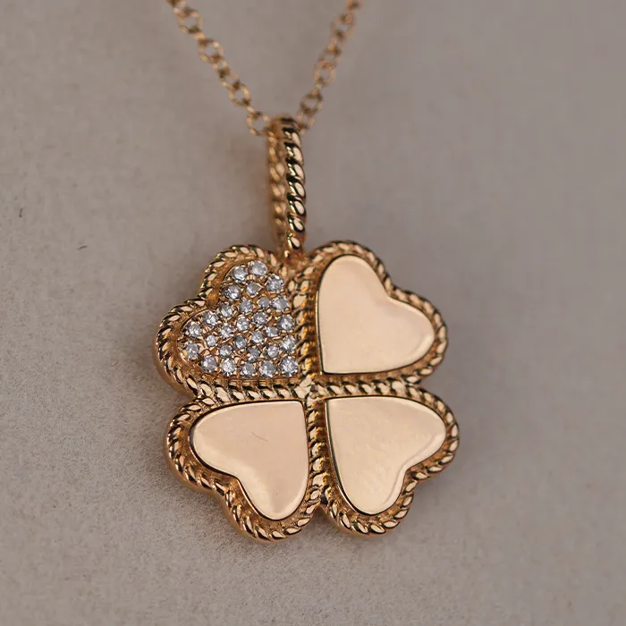 Luck & Love 14K Gold Pendant