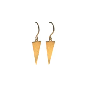 Minimal Narrow Triangle Earrings