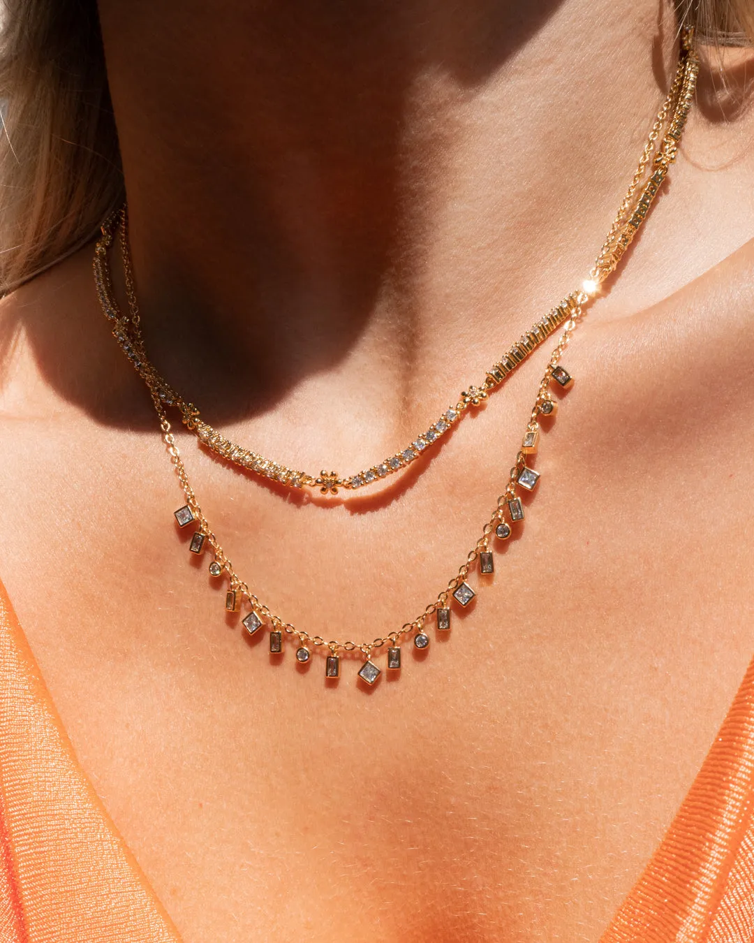 Mixte Shaker Necklace- Gold