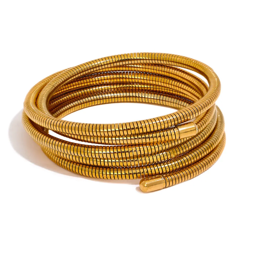 Multi-Layer Wrap Arm Bangle Bracelet