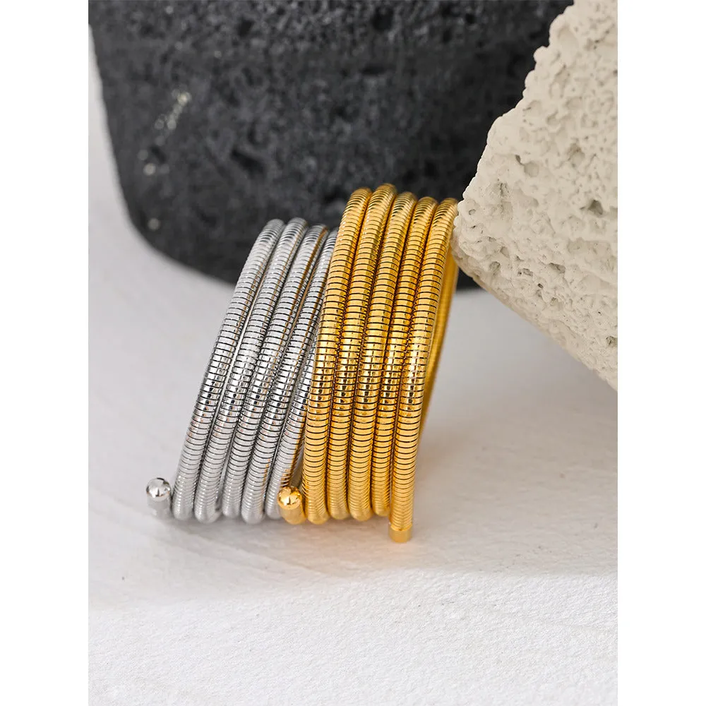 Multi-Layer Wrap Arm Bangle Bracelet