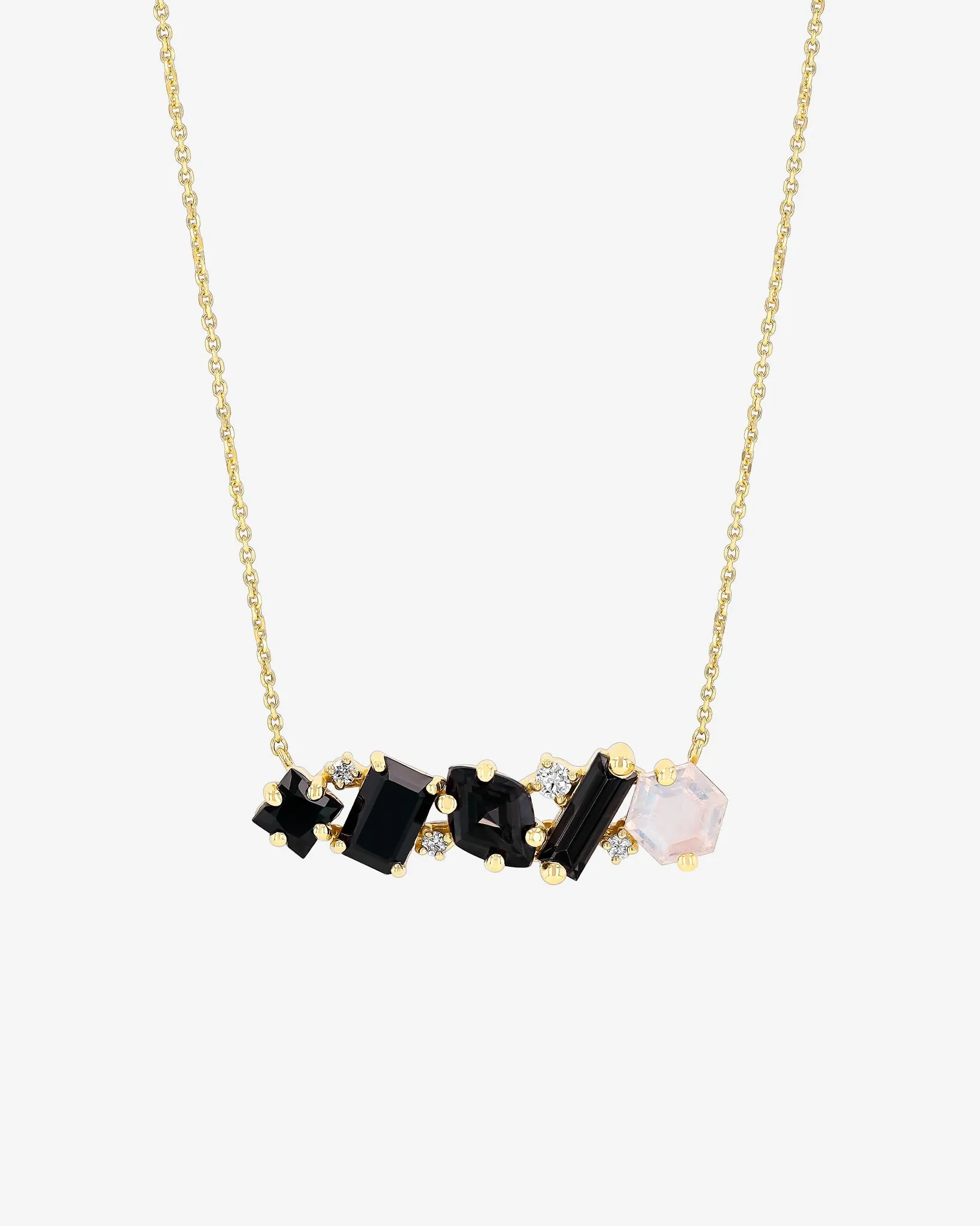 Nadima Blend Black Ombre Bar Pendant