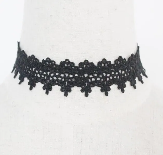 Newest  fashion Lace Tattoo choker necklace