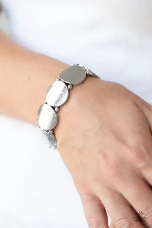 Paparazzi Bracelet ~ Metallic Spotlight - Silver