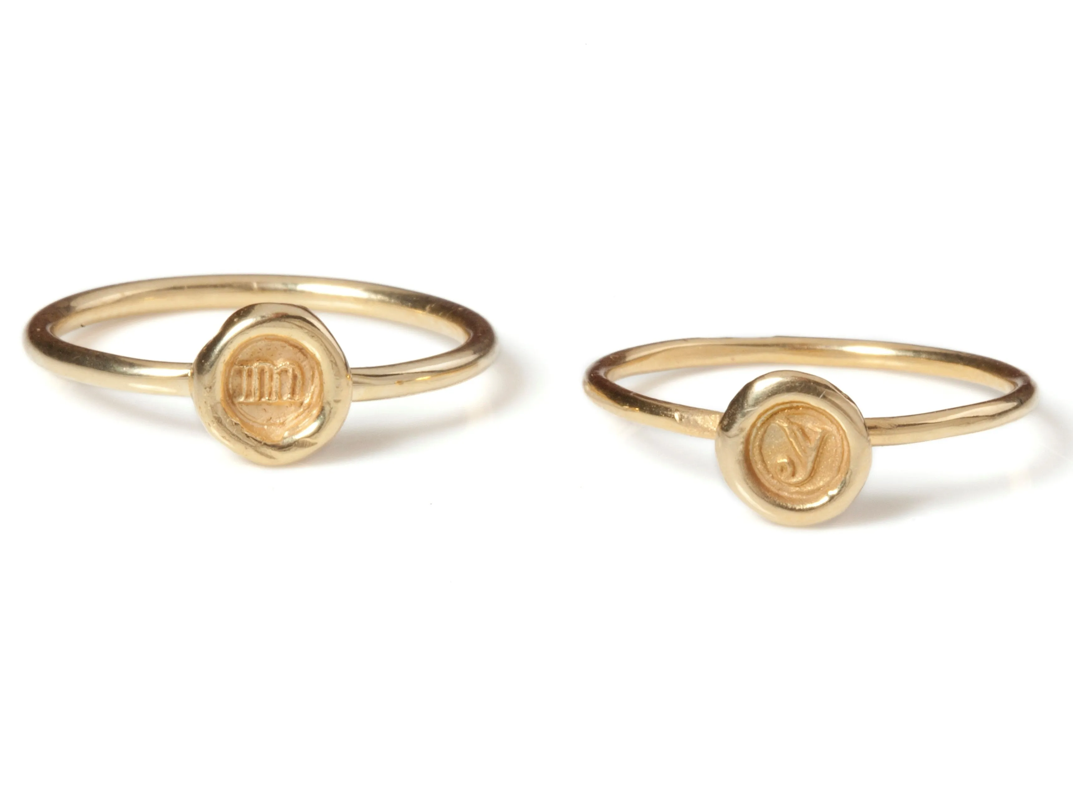 Petites Personalised Stacking Rings