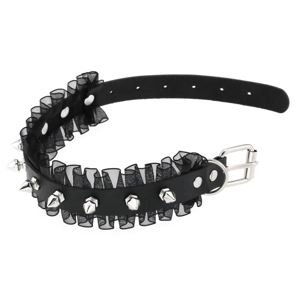 PU Leather Lace Choker