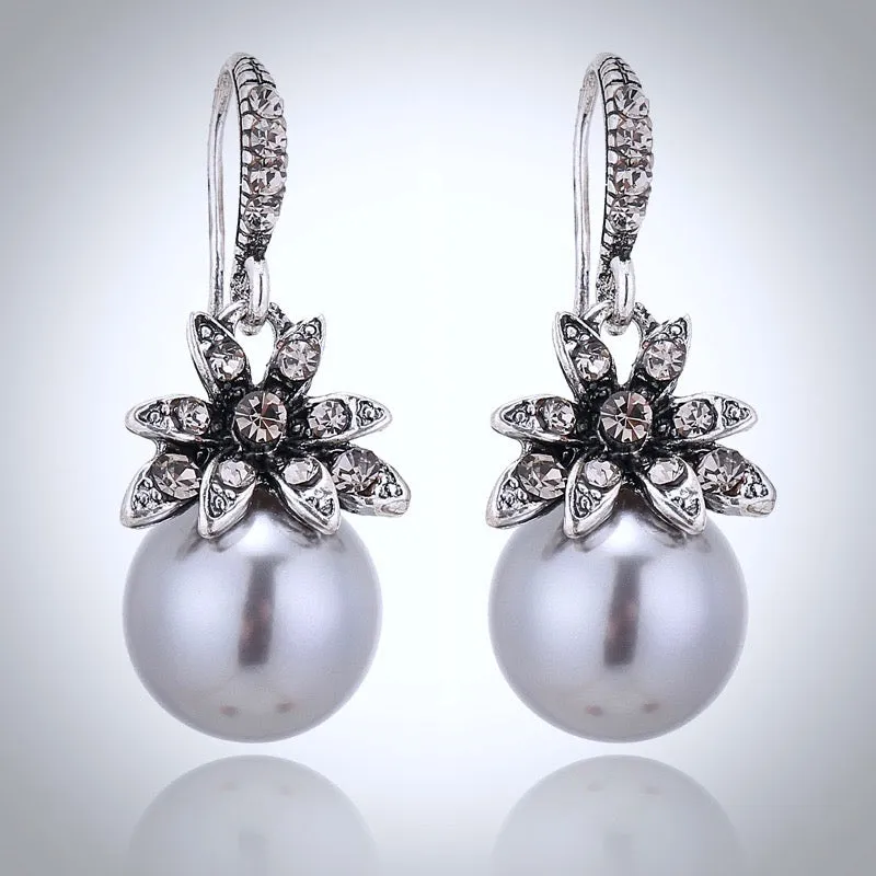 "Karyn" - Pearl Bridesmaids Earrings - More Colors Available