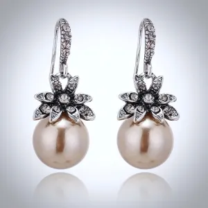 "Karyn" - Pearl Bridesmaids Earrings - More Colors Available