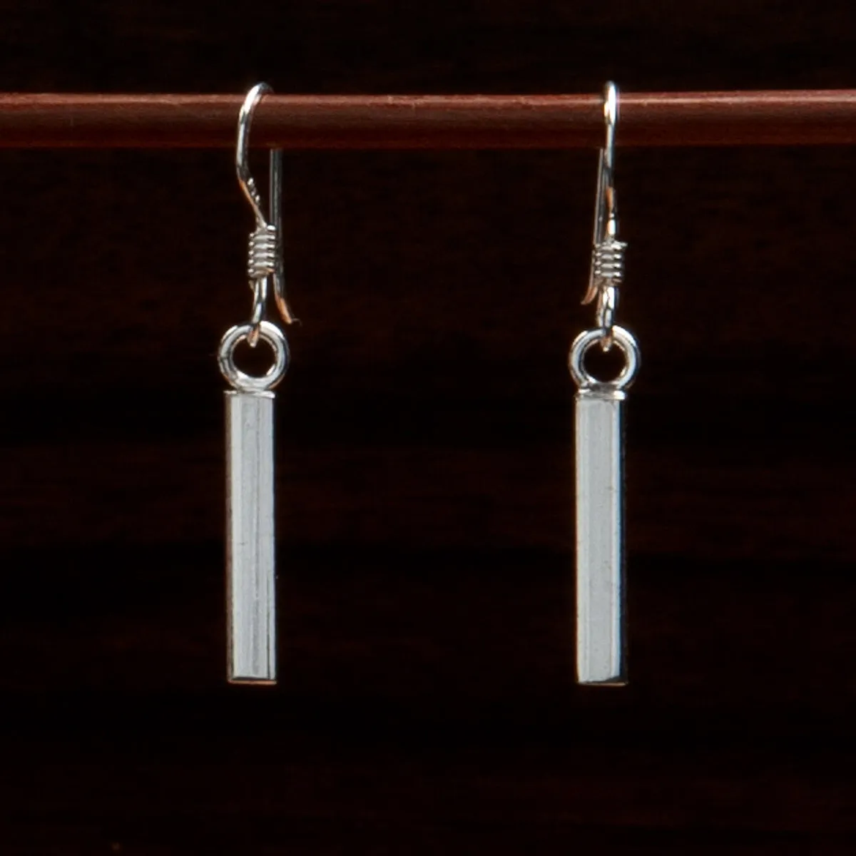 Rectangular Drop Earrings