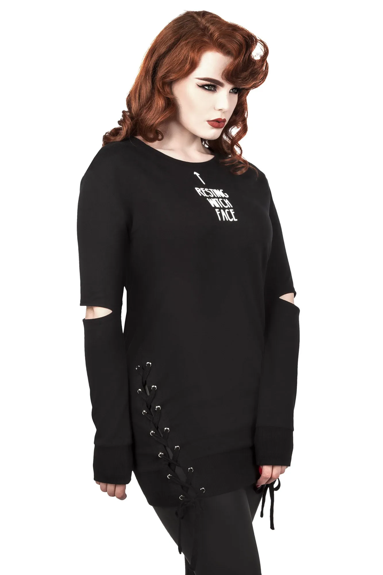 Resting Witch Face Sweatshirt [B] - Resurrect